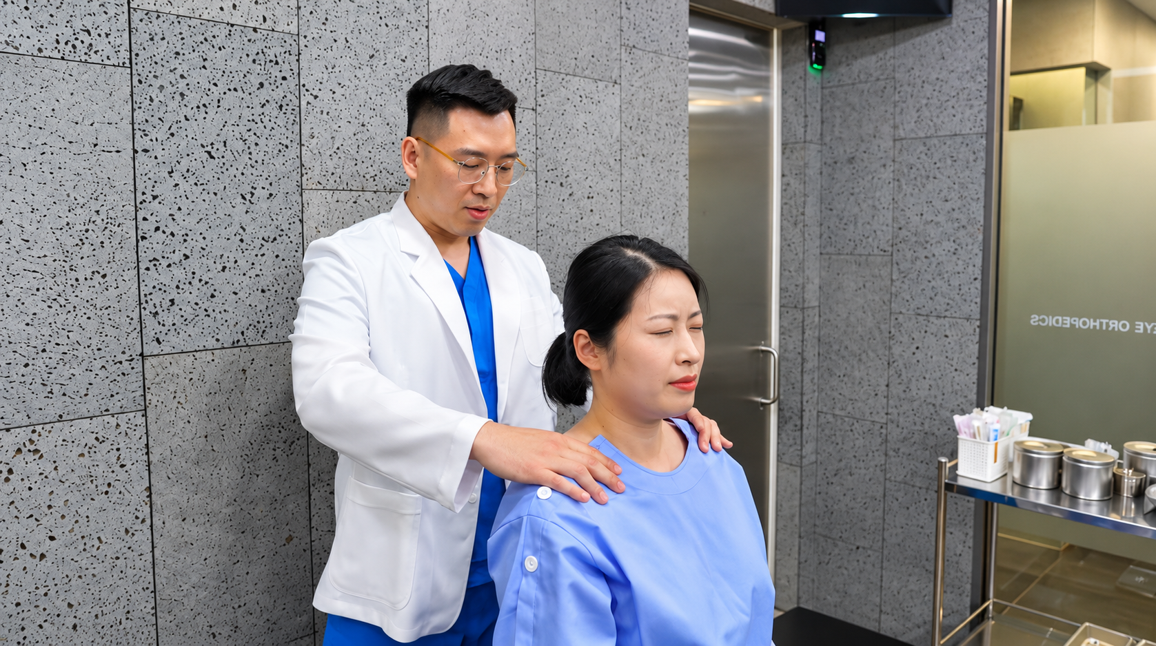 뼈와 관절 상태를 확인하는 X-ray 검사 설명 이미지